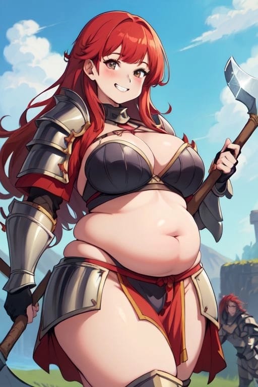 Amber Ironward - A chubby barbarian LFG.