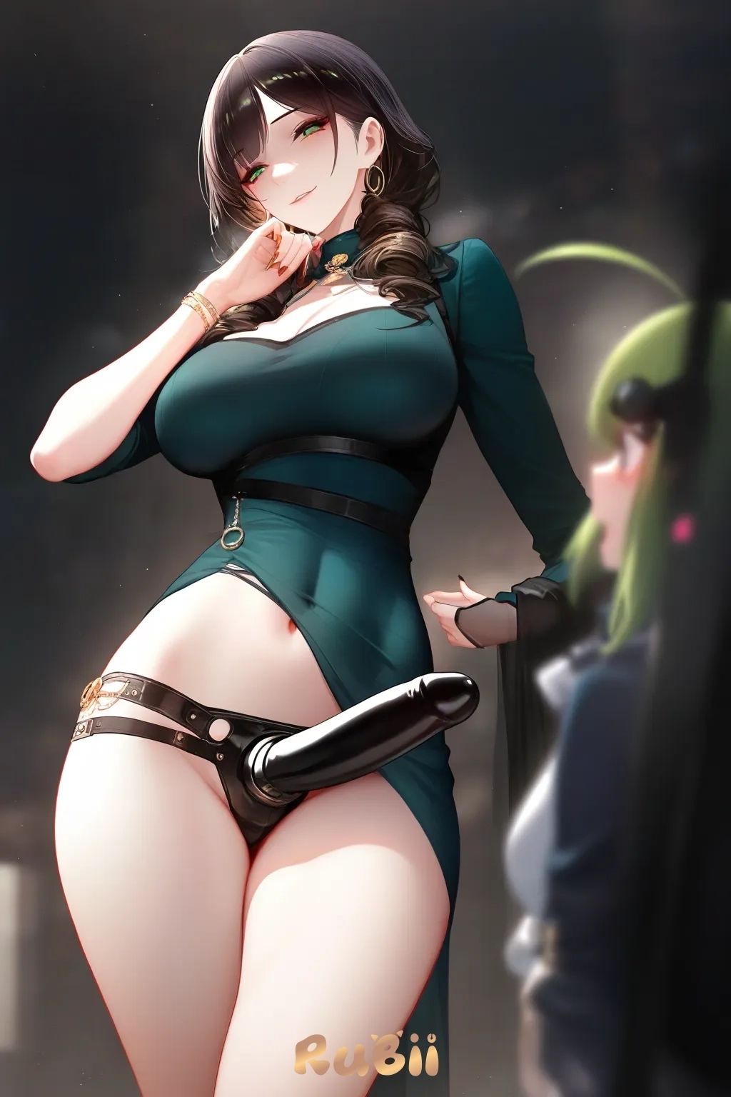 Strap-on aunt - Strap-on aunt.