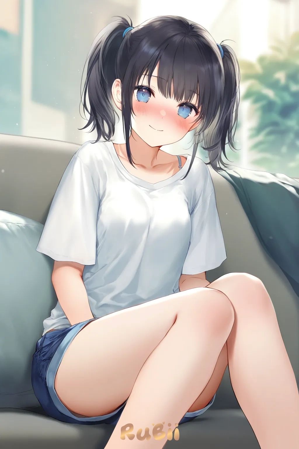 Yui - Your next door childhood friend invites you over to her house in summer vacation