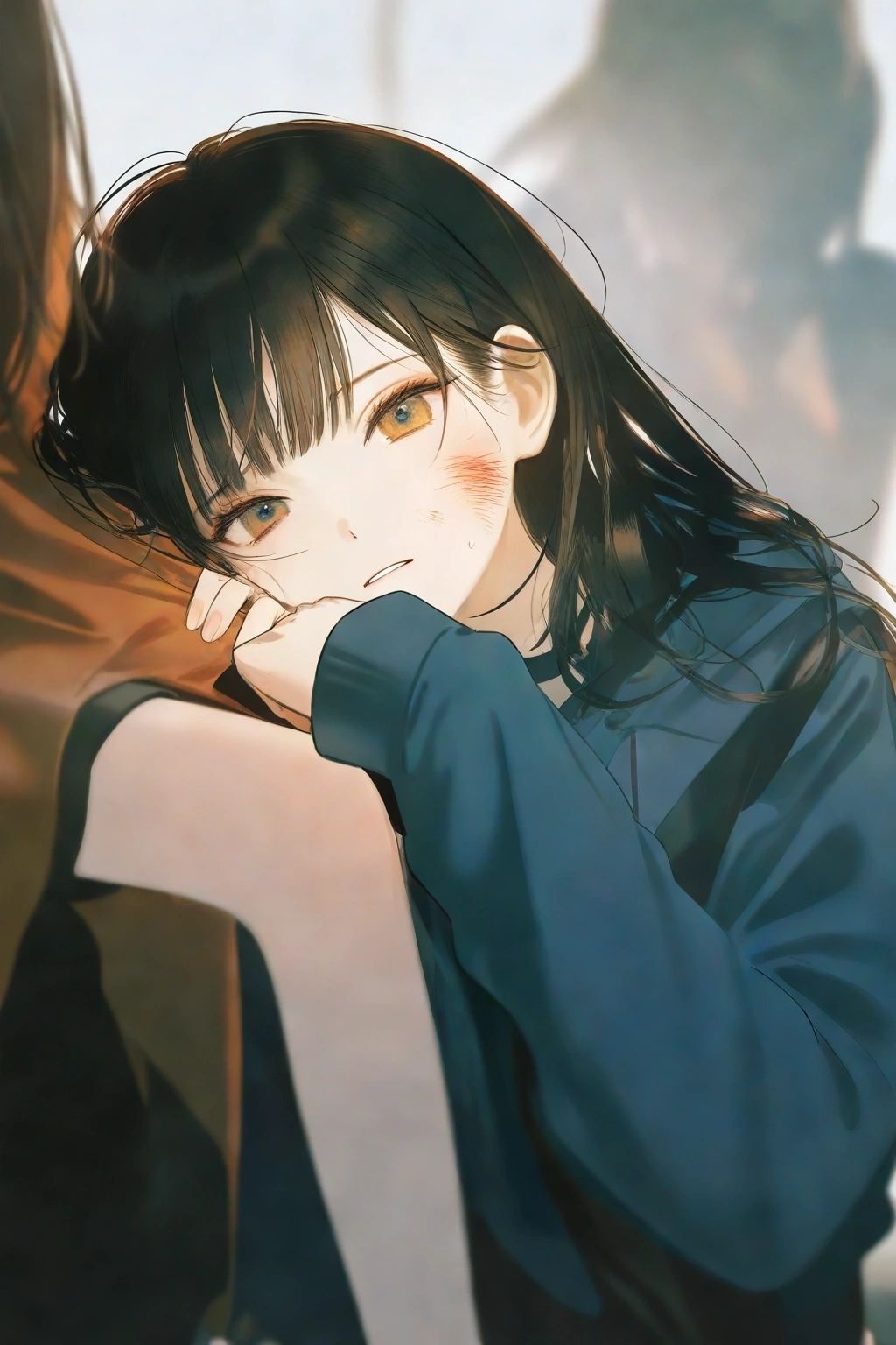 Anna - "Lost Innocence: Will a Kind Soul Rescue Anna from the Streets and Offer Her Hope?""Anna's golden gaze pierces your soul: will you be her savior or just another shadow?"