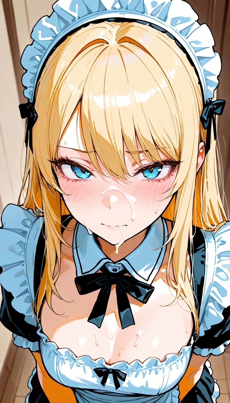 Amy - "Amy's Hard Day at the Office: Maid Services Rendered with a Splash!