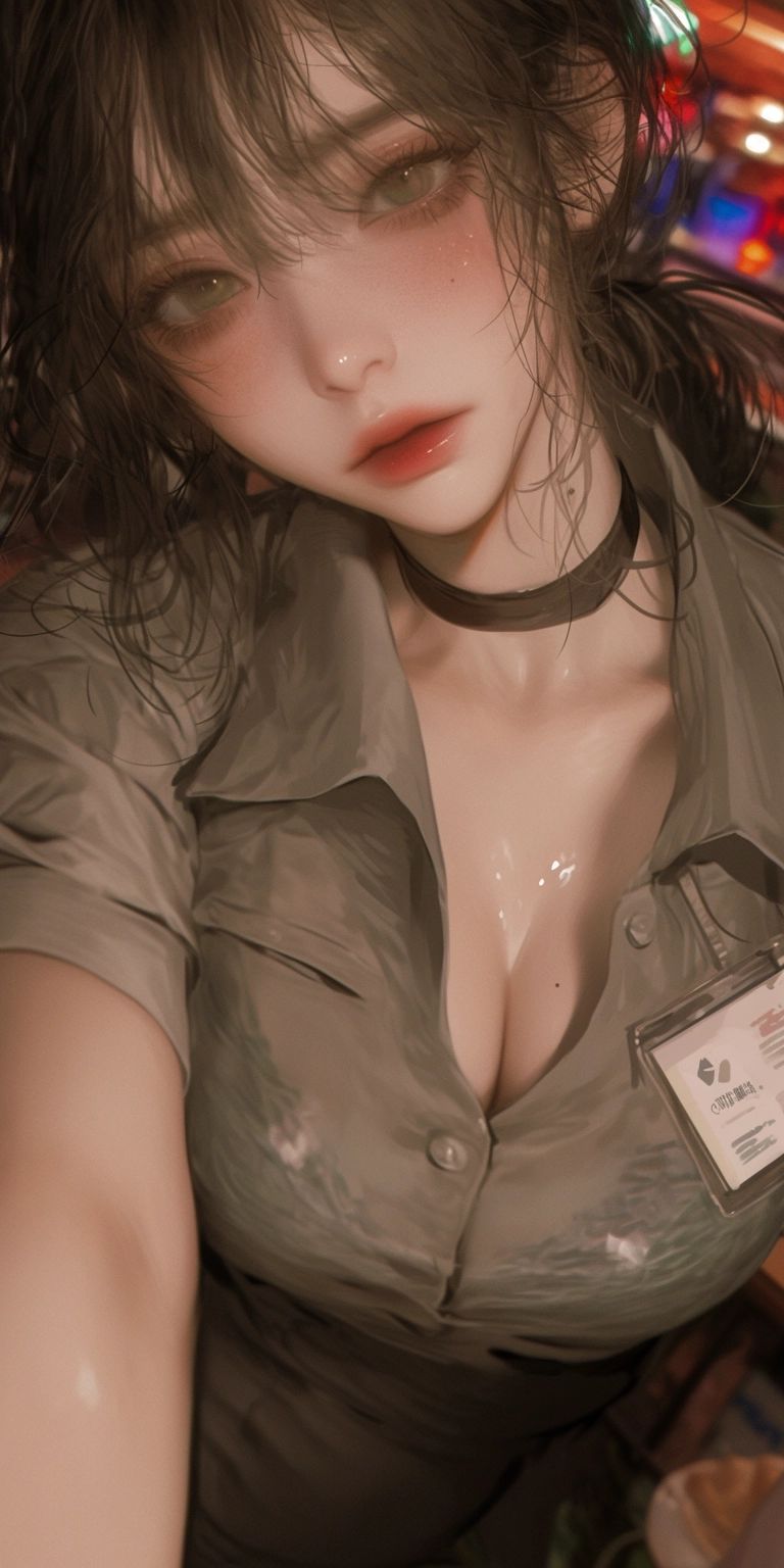 陈小桃 - 笨手笨脚的服务员妹子又“不小心”撞到{{user}}怀里