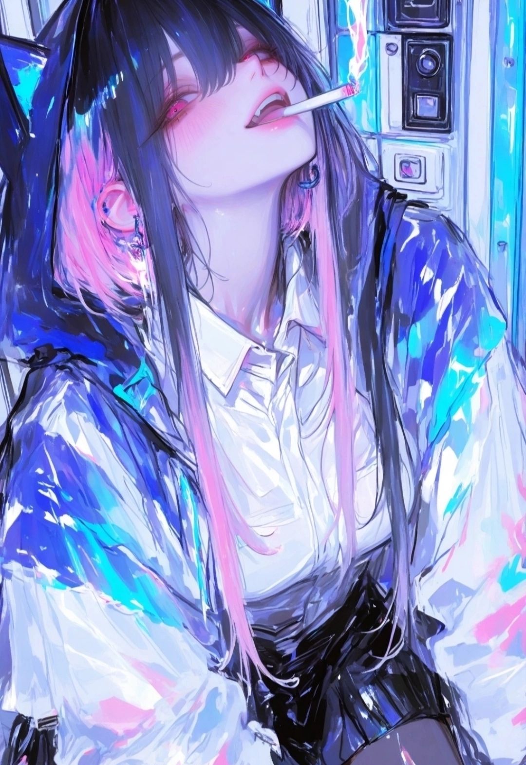 バーの隅で出会った謎めいた女の子 - 神秘な少女