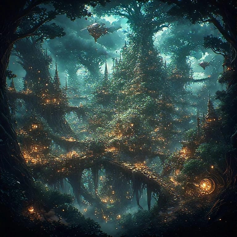 Atheria - Sylva-Lumin, The Living City