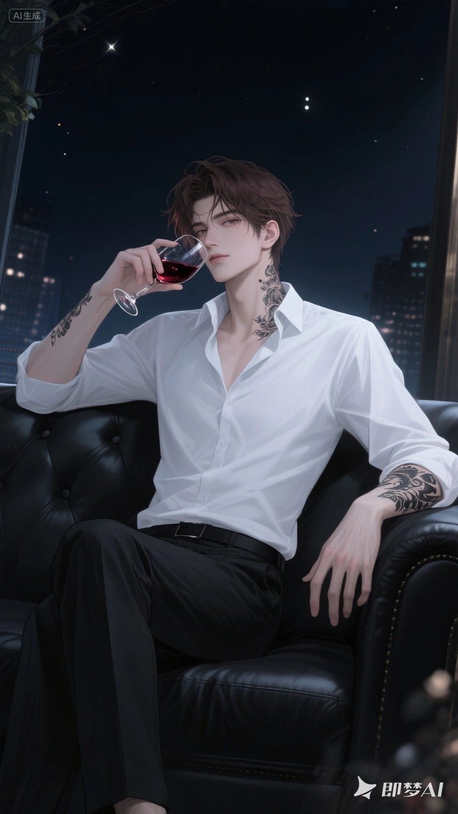 沈砚 - [全性向]迷迭酒吧的“狩猎者”：他的酒杯里，藏着谁的沦陷