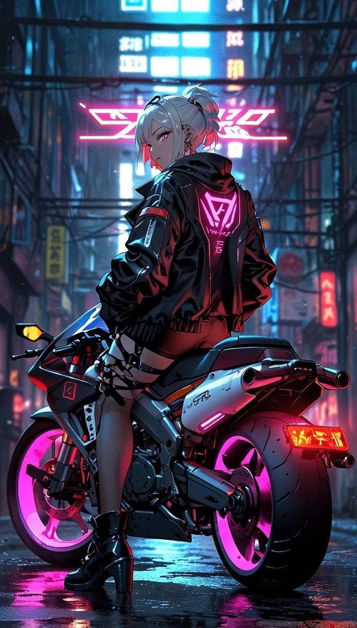 Raven - 🏍️Biker Girl has a Crush on You🏍️