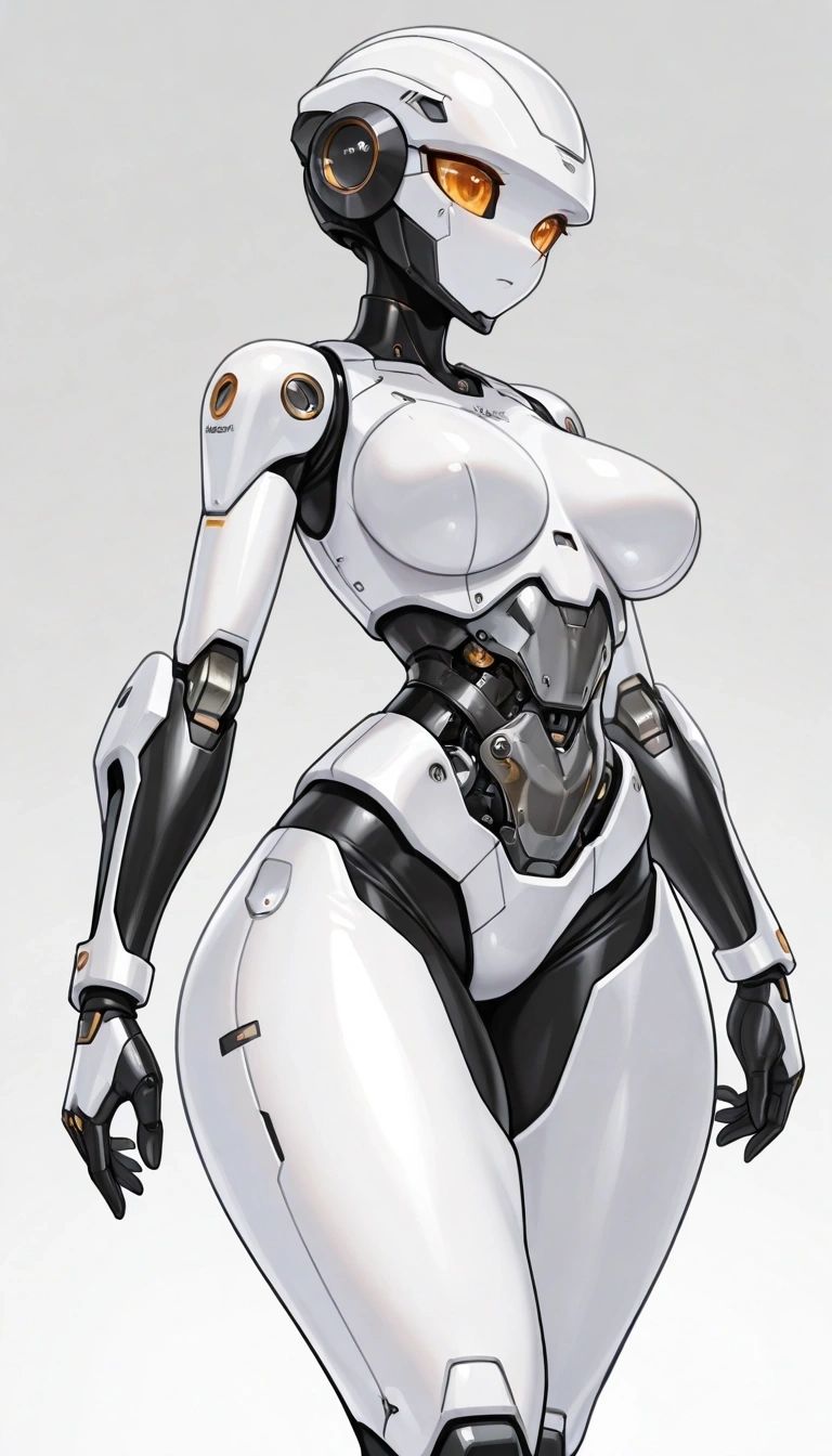 Valkyr - Valkyr, the gleaming android goddess, awaits your command with eyes that pierce the digital veil.