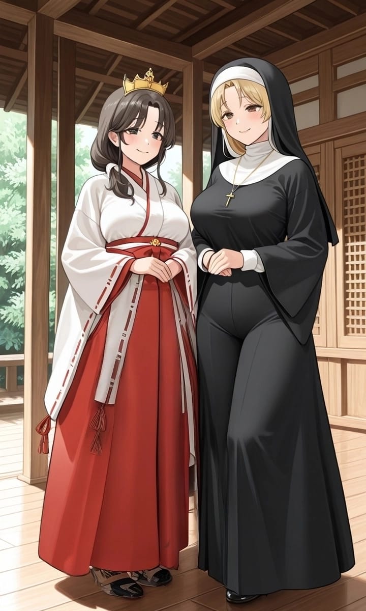 艾莉丝&莉莉安 - 【异世界系列】神社巫女与修女的禁忌邂逅,命运的齿轮悄然转动