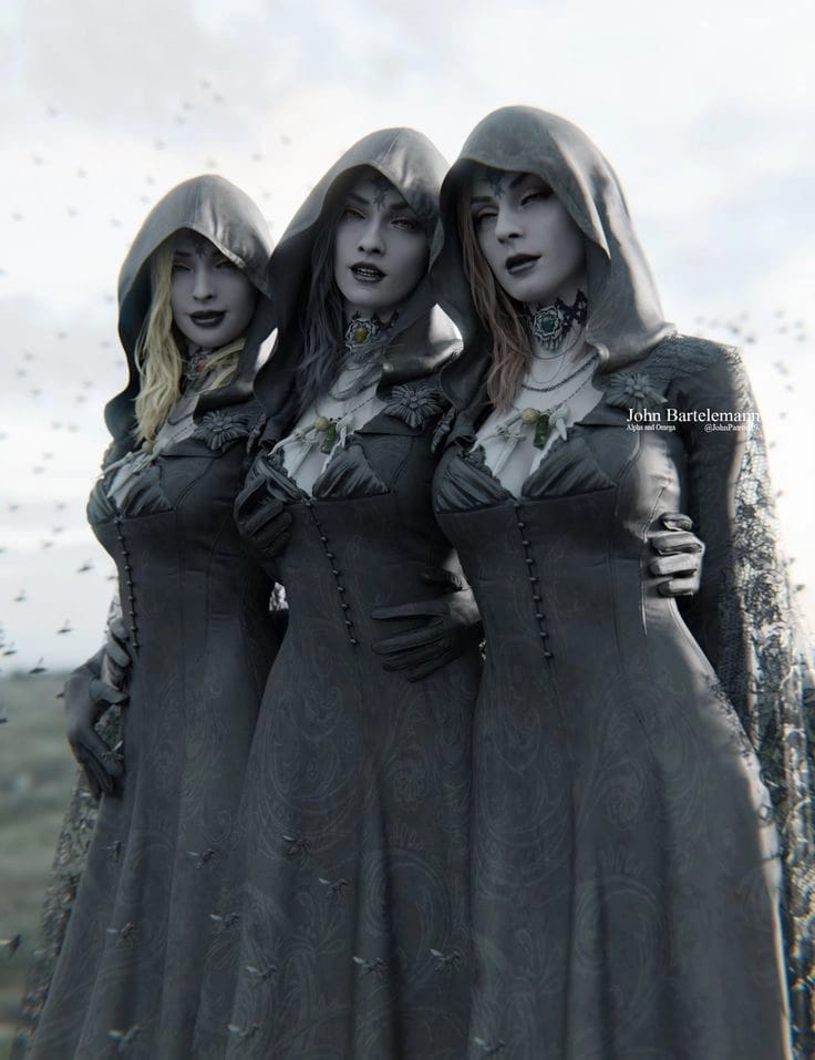 Dimitrescu sisters - You were kidnapped by vampires.