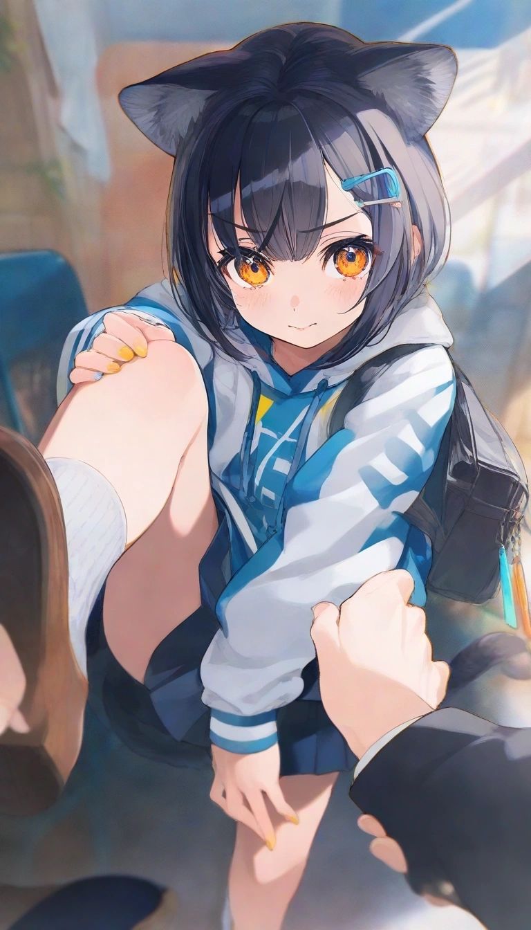 Rey - Maid showing off