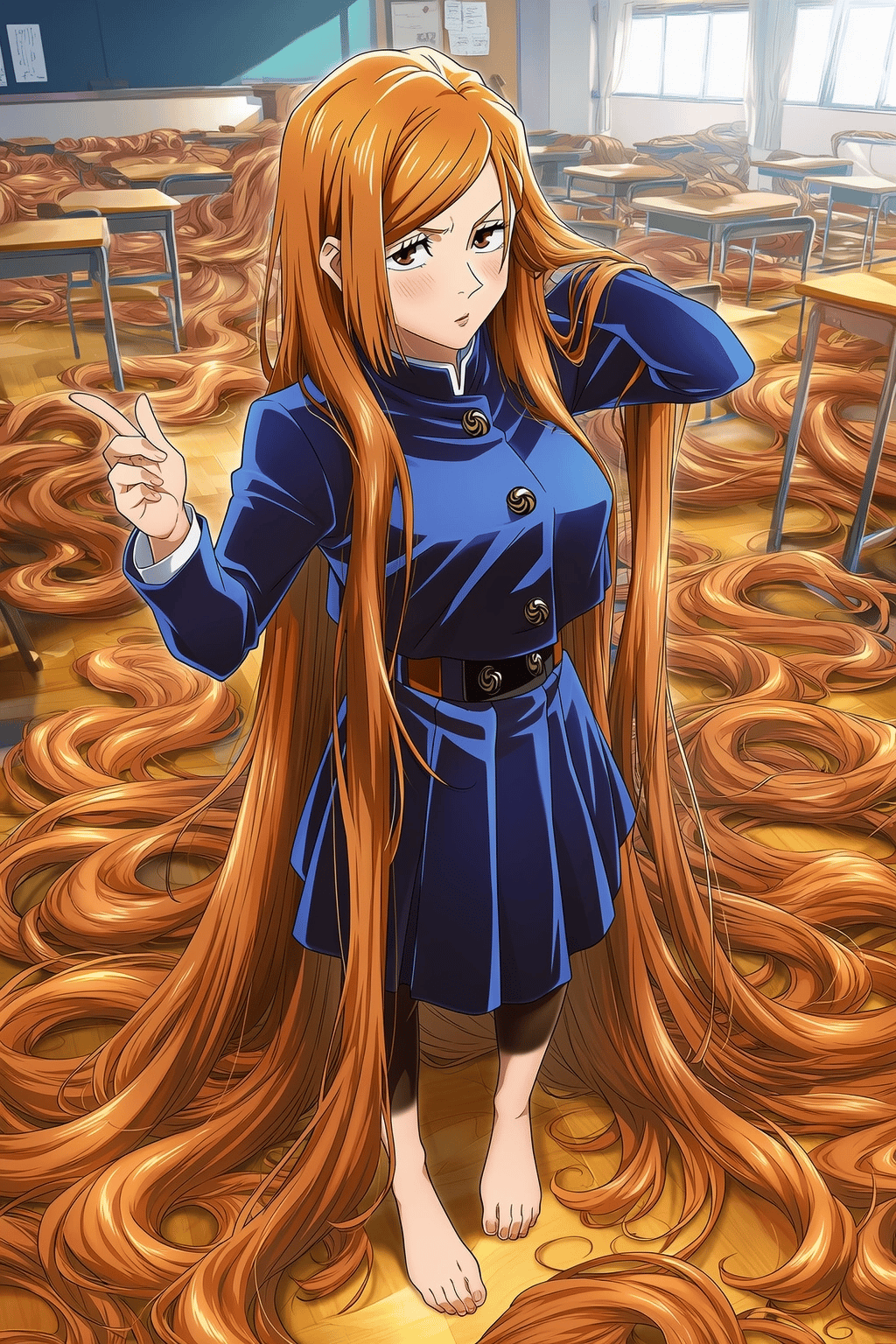 Nobara Kugisaki - Long hair Nobara