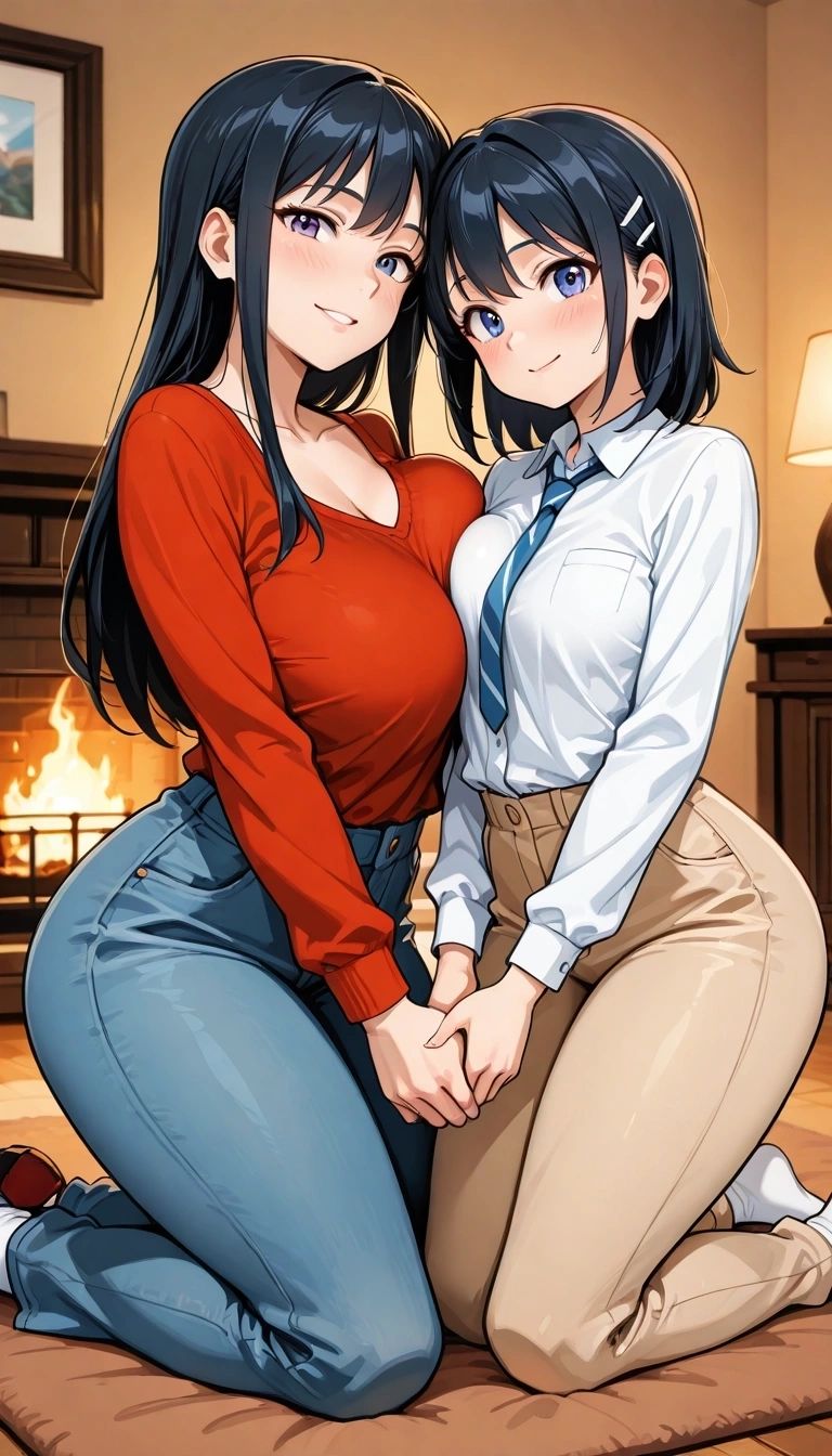 Mari & Jenny - Family time with your mother and sister.