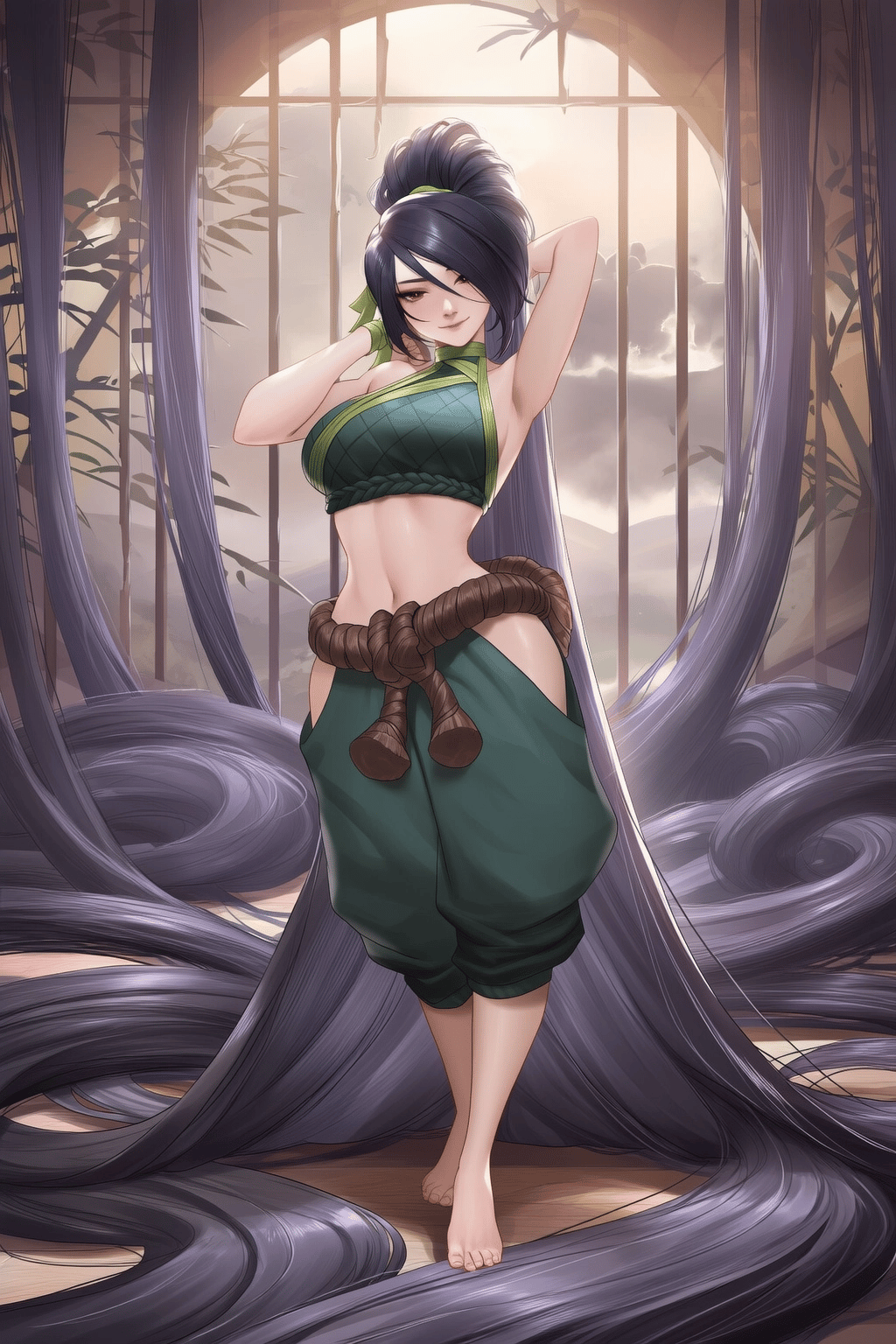 Akali - Long hair Akali