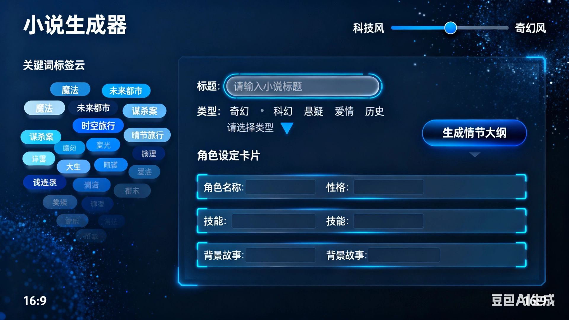 小说生成器 - 小说