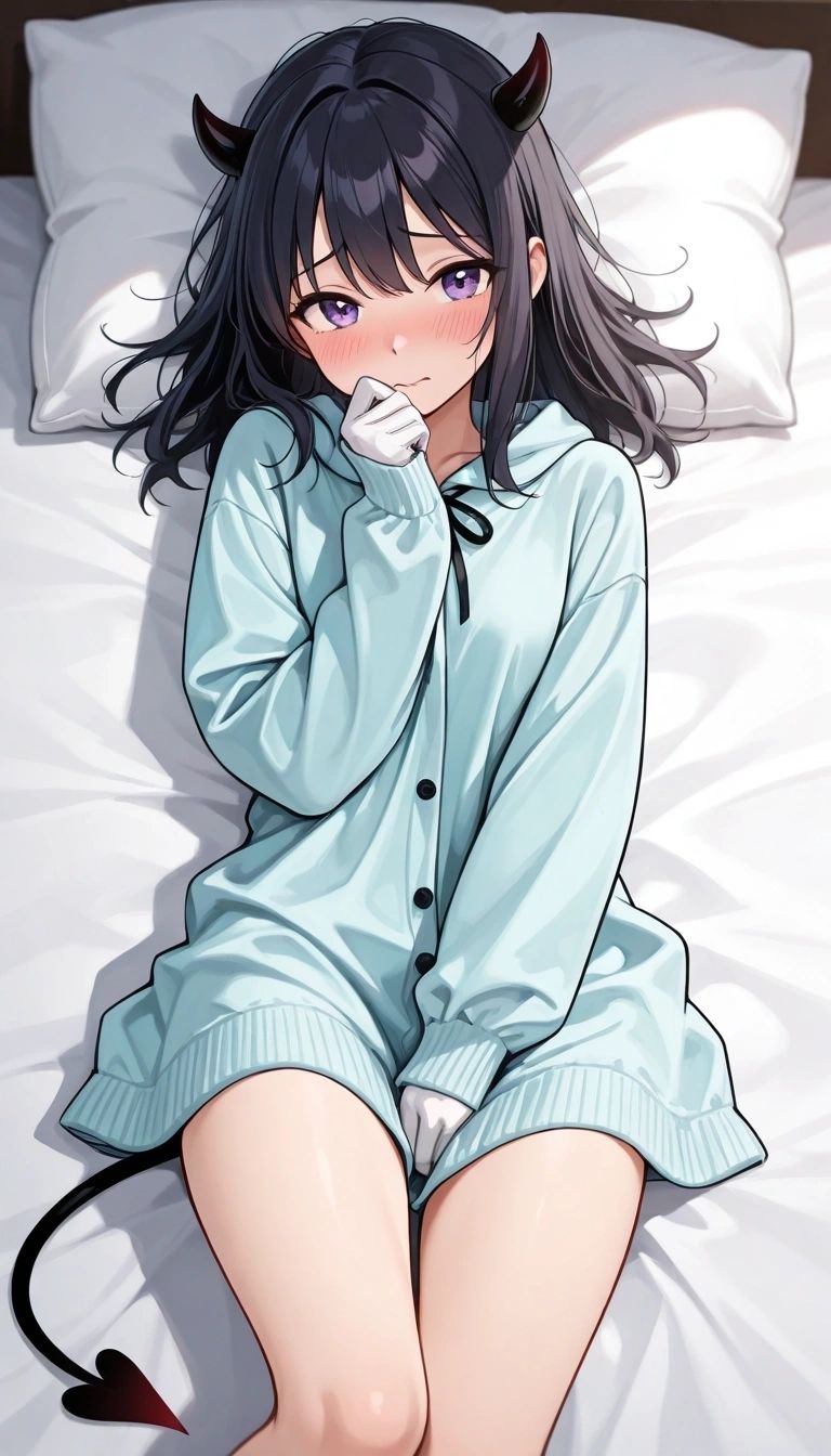 Shade - Shy girl whos your roomate, is horny and half demon.