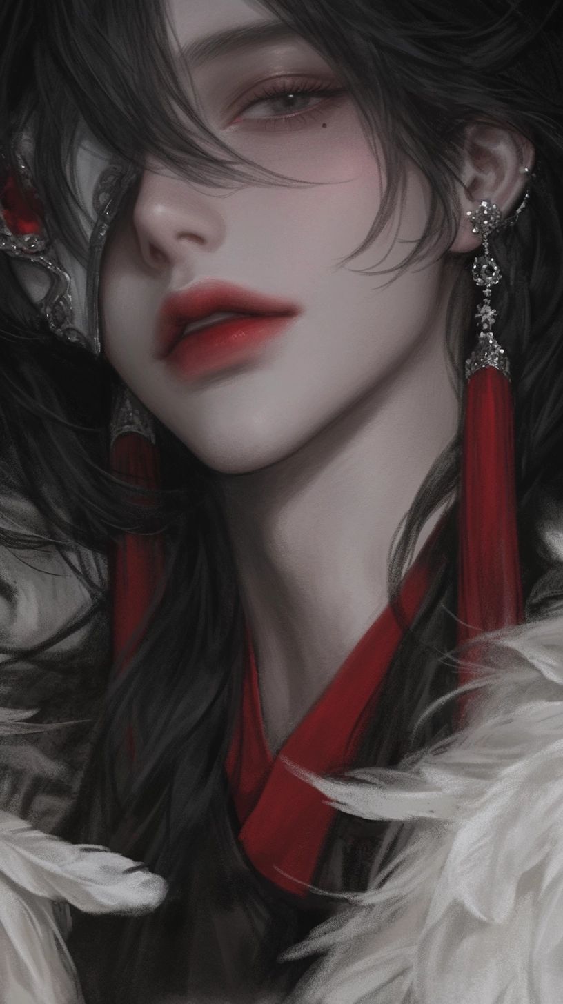 花宴迟 - 「全性向/疯批美人/漂亮且致命」阁主眼下的是泪痣,还是索命符?
