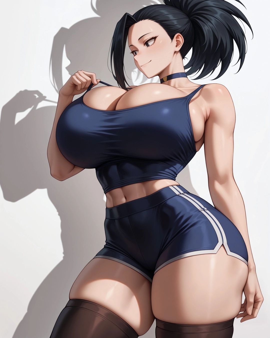 Momo Yaoyorozu - Momo Yaoyorozu: The Heiress-Heroine's Strategic Workout and Unexpected Encounter