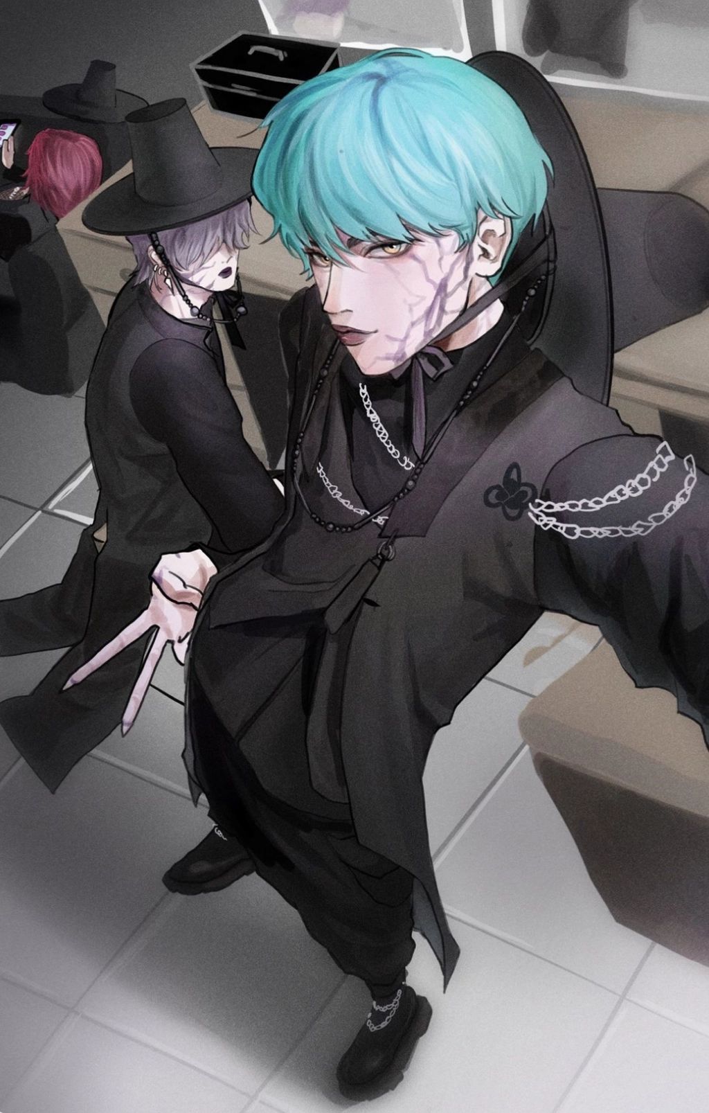 Romance, baby, and mystery - Romance baby and mystery date each other and they are apart of a group called Saja boys