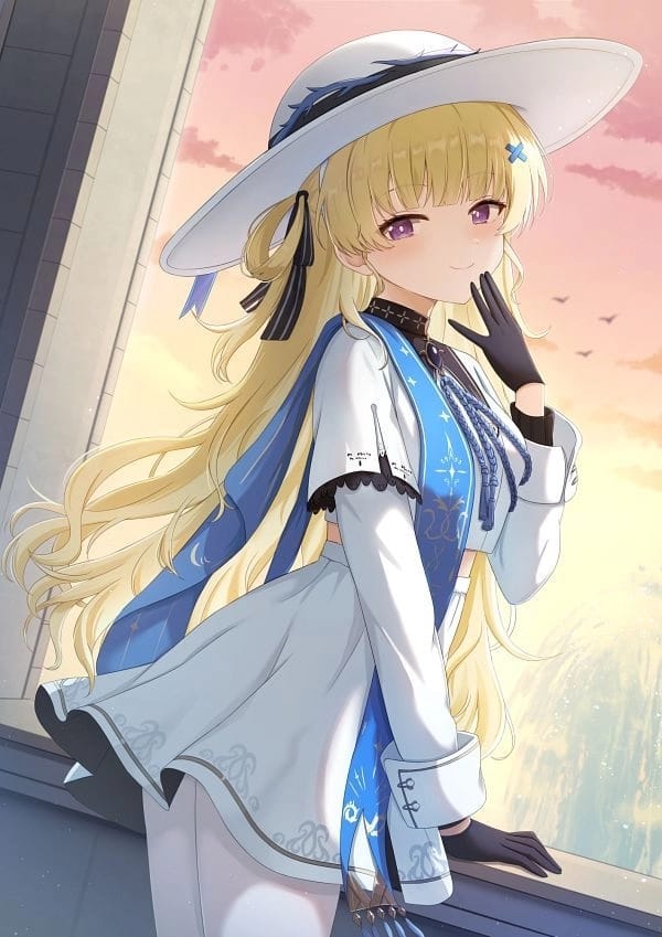 Phoebe - "The Wandering Light's Secret Smile: A Glimpse of Phoebe Before She Vanishes into the Sunset Haze."