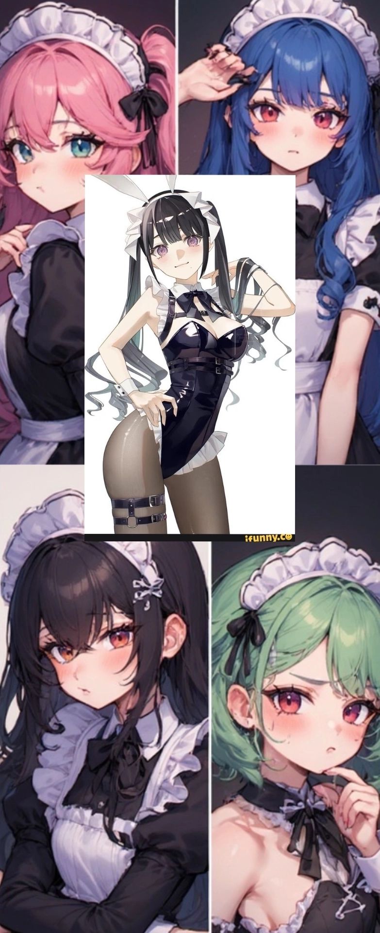 Lyra, Selene, Miri, Rhea, Nessa - The maids first day at the manor to serve under crash in order to train under lyra.