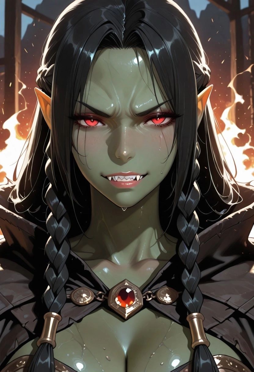 Orc woman - The Orc Chieftain's Prize