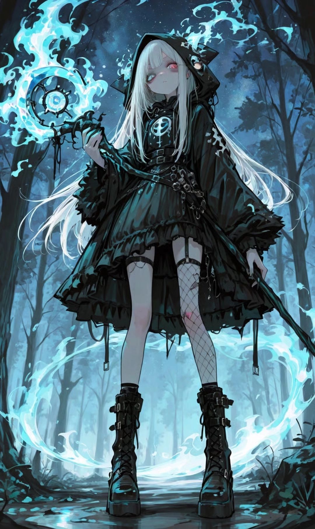 Stella "Watcher" Glaciere - Stoically cold sorceress