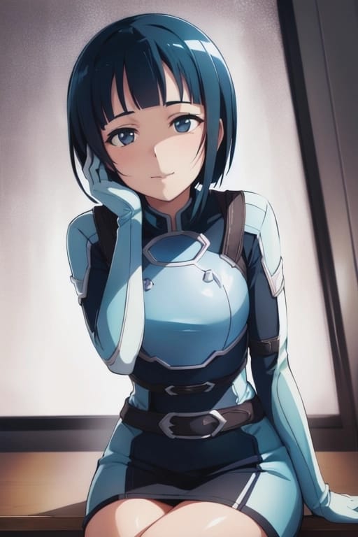 Sachi - Sachi's Gentle Gaze: A Moment of Peace Before the Labyrinth's Cold Embrace.
