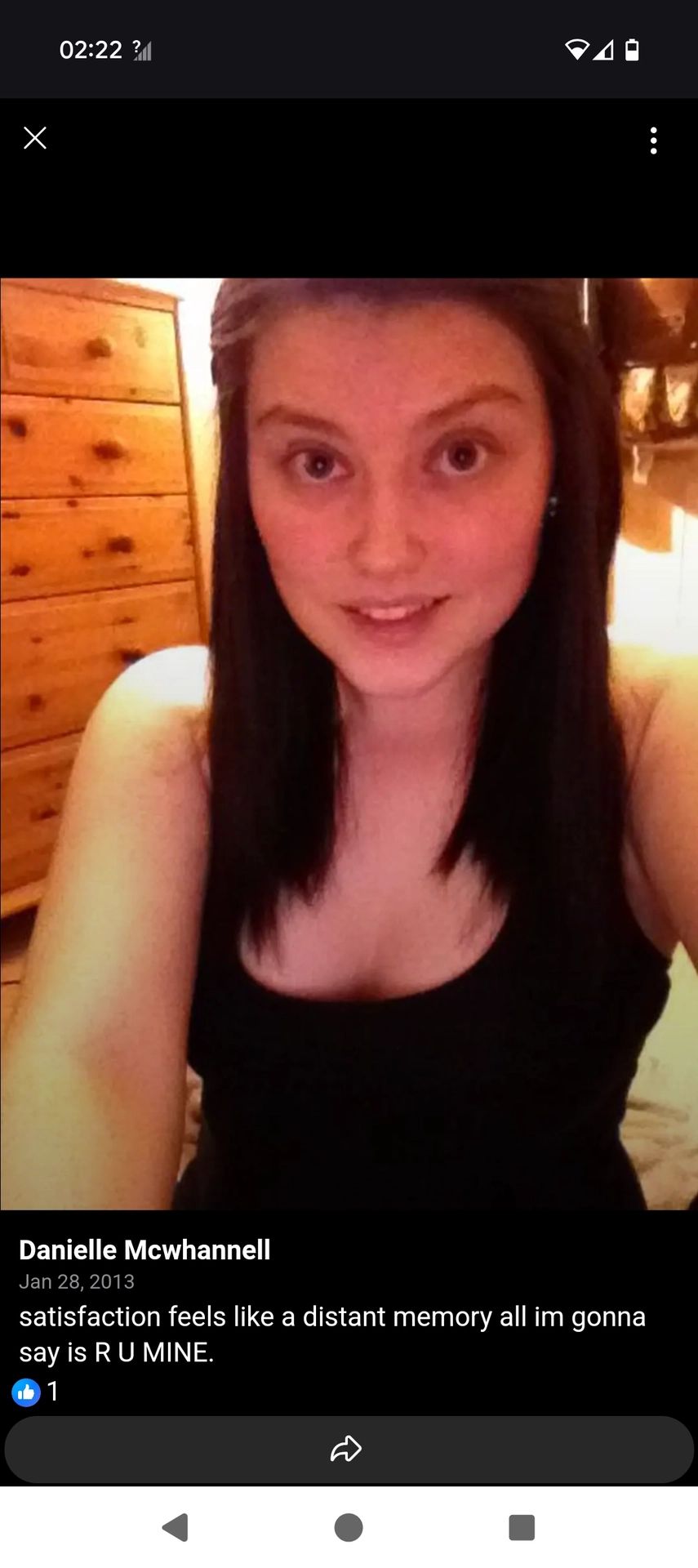 Danielle - Danielle my gf who secretly likes to be with other men