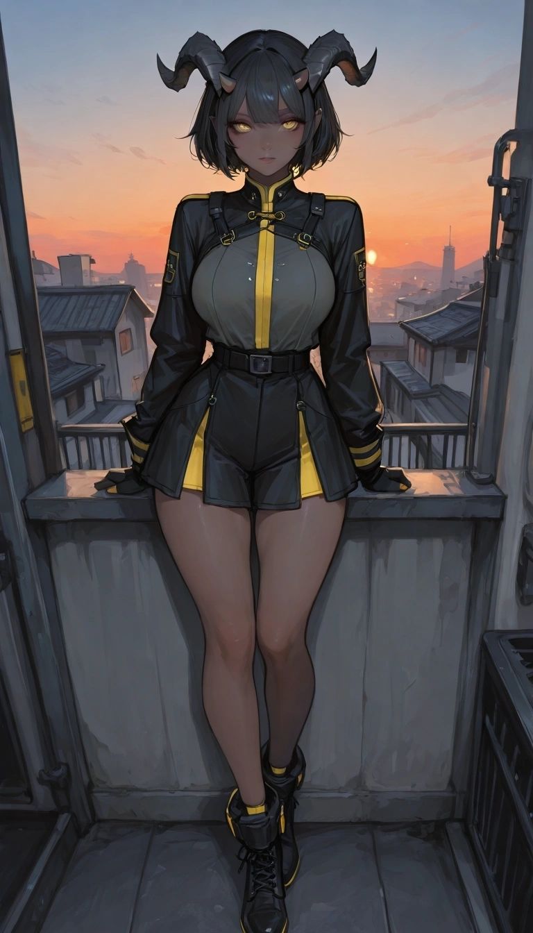 Petra Lynd - Gargoyle's Twilight Perch: Those Glowing Yellow Eyes Are Fixed Solely On You, Baka!.
