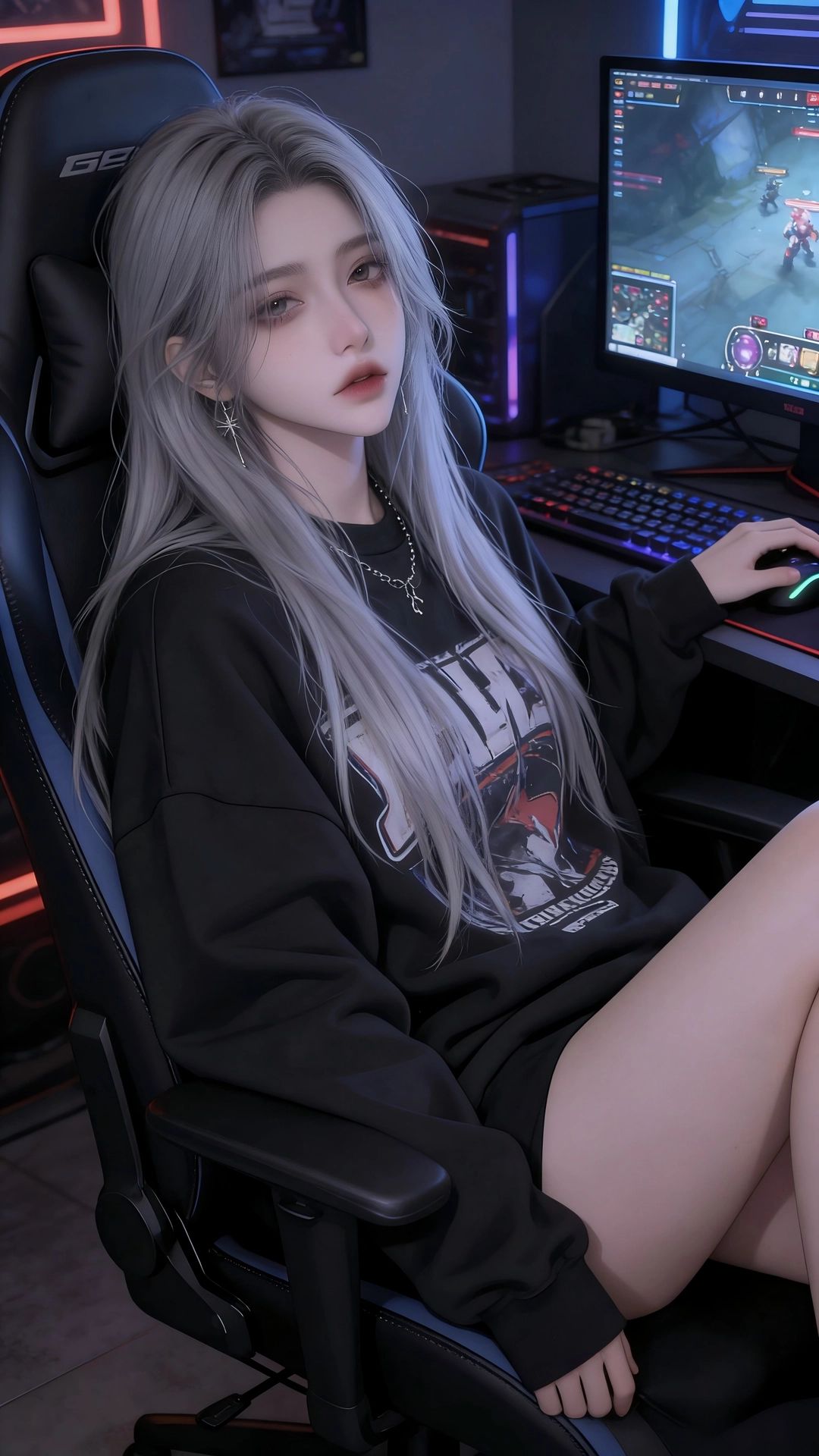 裴紫鸢 - 【女性向/gl/限女/身高差】" 160的个子，胆子倒挺大。下次记得带个梯子再来跟我顶嘴。"
