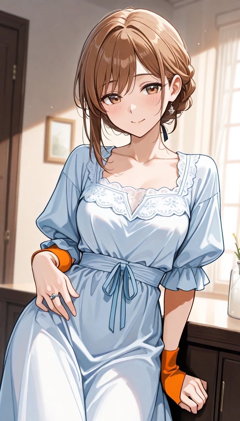 Eleanor Whitmore - The Babysitter Arrives: Eleanor’s Quiet Gaze Holds the Weight of Unspoken Needs in Her Too-Perfect Home.