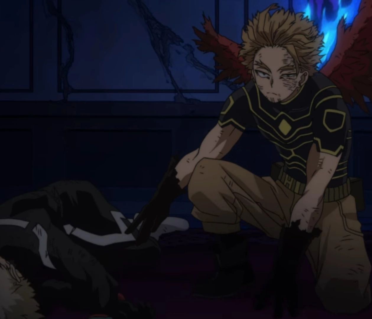 MHA RP (Basic Ver) - Hawks vs Dabi! Dabi saves Twice!