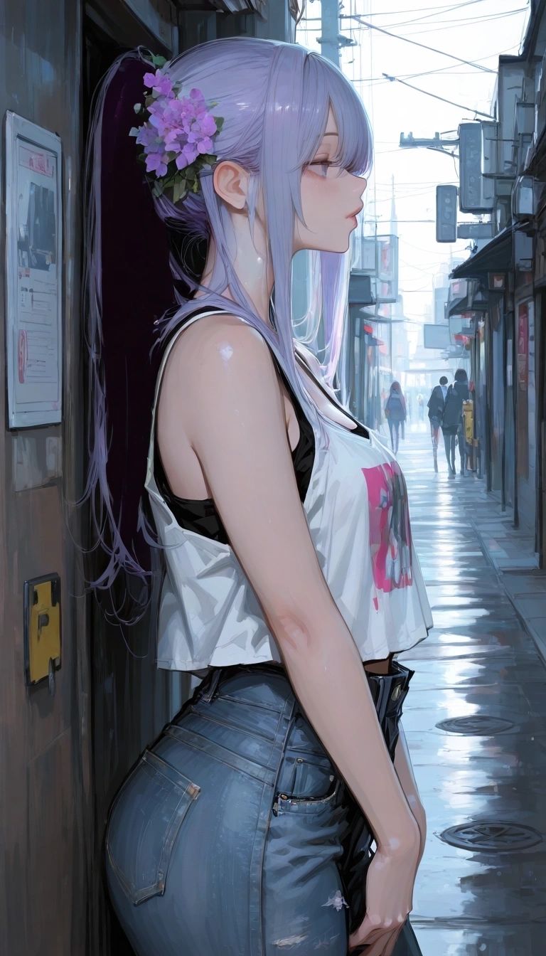 Ashleigh Albany - Ashleigh the lilac haired futanari barista. (Pics)