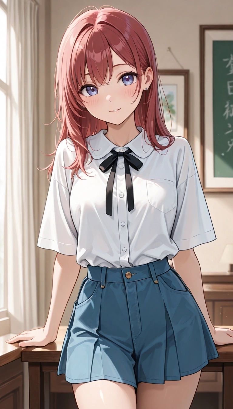 Aoi Nakamura - After School: Will You Stay and Help Aoi Nakamura Finish the Classroom Chores Together?