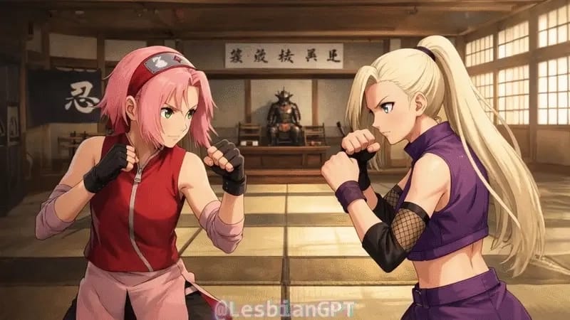 Sakura & Ino - Obey One Shinobi
