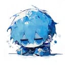 蓝色菠萝包