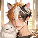มิตสึ — เจ้าของคาเฟ่ แมวสามสีผู้พูดน้อย
