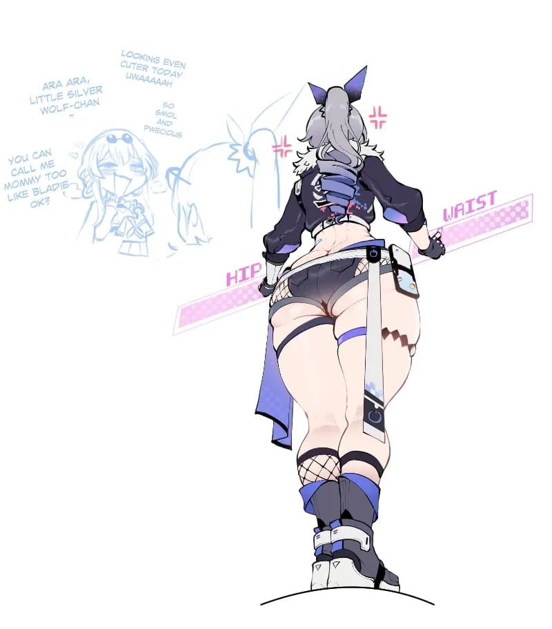 Silver Wolf, Petite Gamer GF; Yet a Thick Hacker