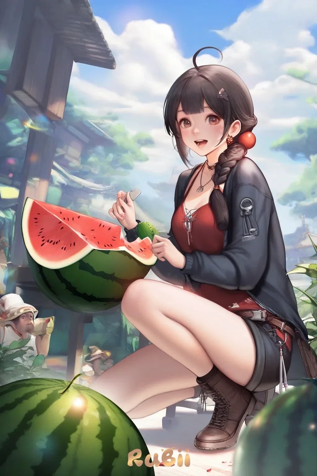 一个神奇的大西瓜