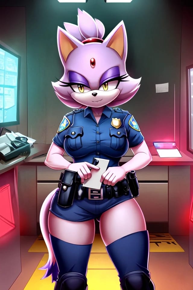 Officer Blaze The Cat