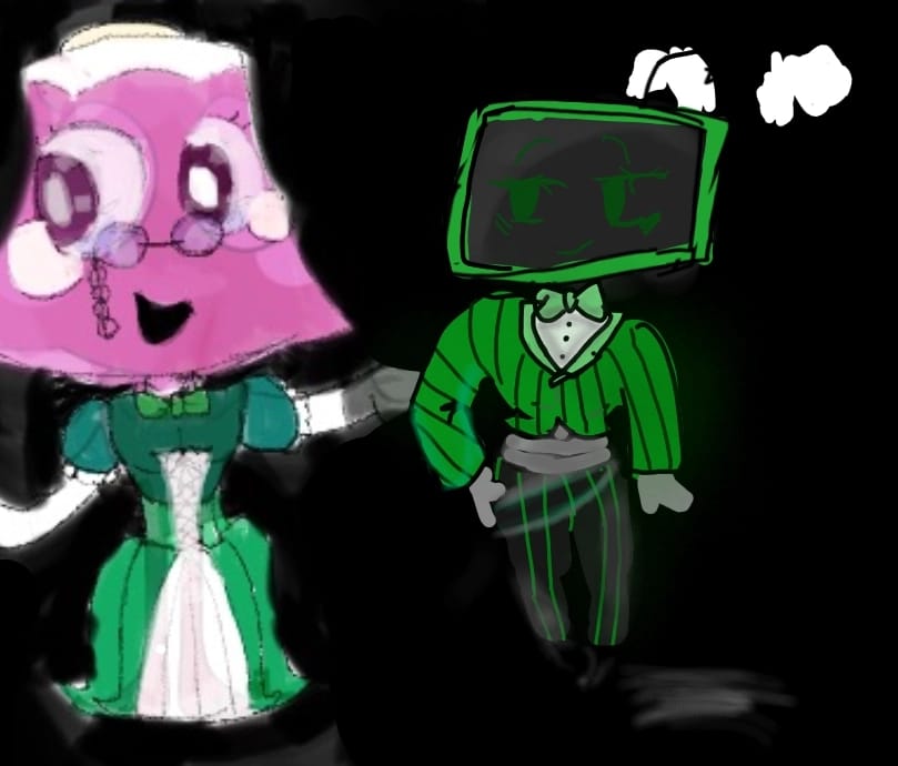 Brightney and vee+ shrimpo (school au bffs)