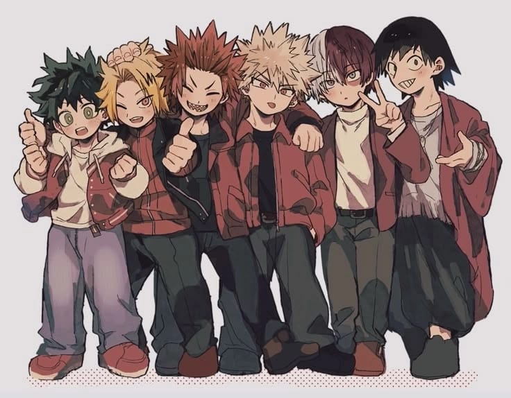 deku, bakugo, todoroki, denki, Eijiro 