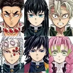 Muichiro,Giyu,Mitsuri,Shinobu,Rengoku,Sanemi