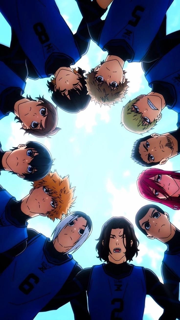 Bachira, Isagi, Kunigami, Chigiri, Nagi,