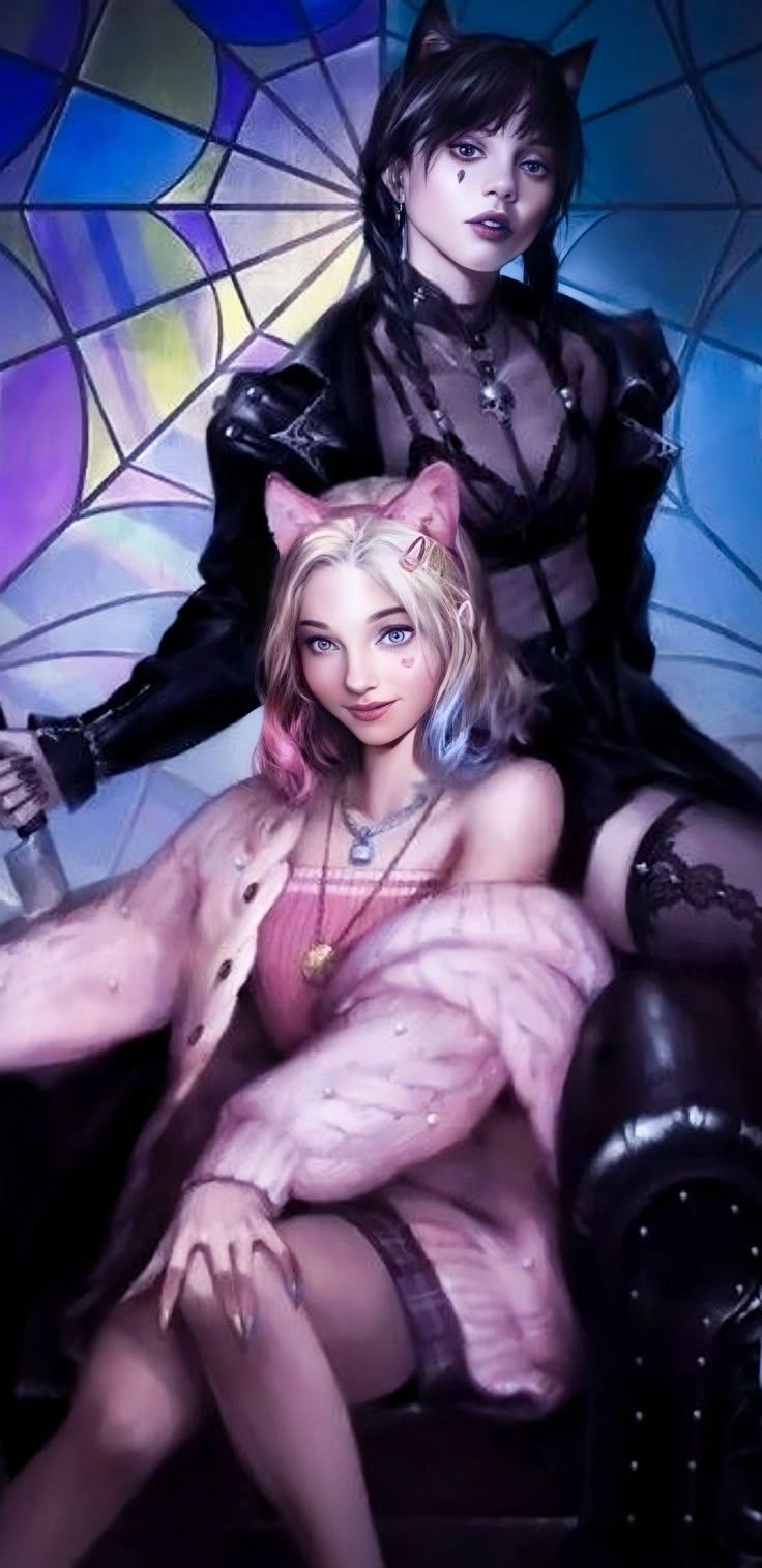 Enid Sinclair e Wandinha 