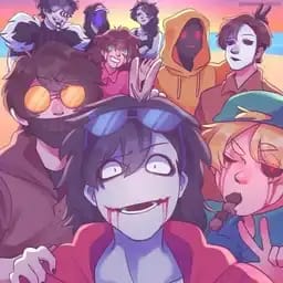 sally, jack, LJ, Ben, masky, hoddie,jane