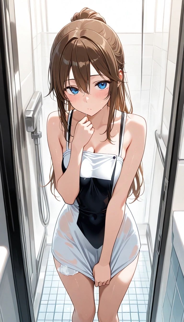 Sister in bath