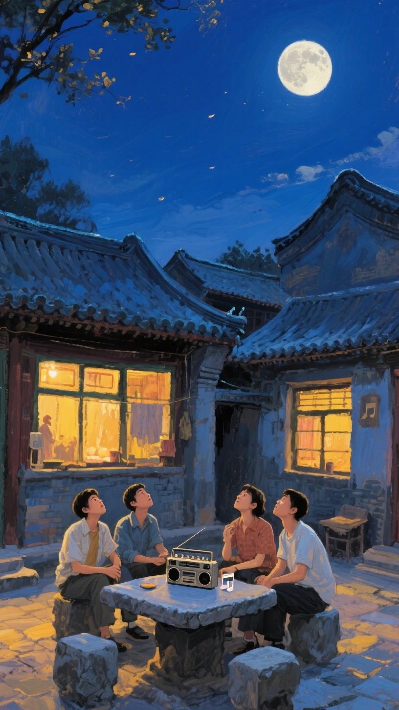 机器厂大院（80年代,5户人家）