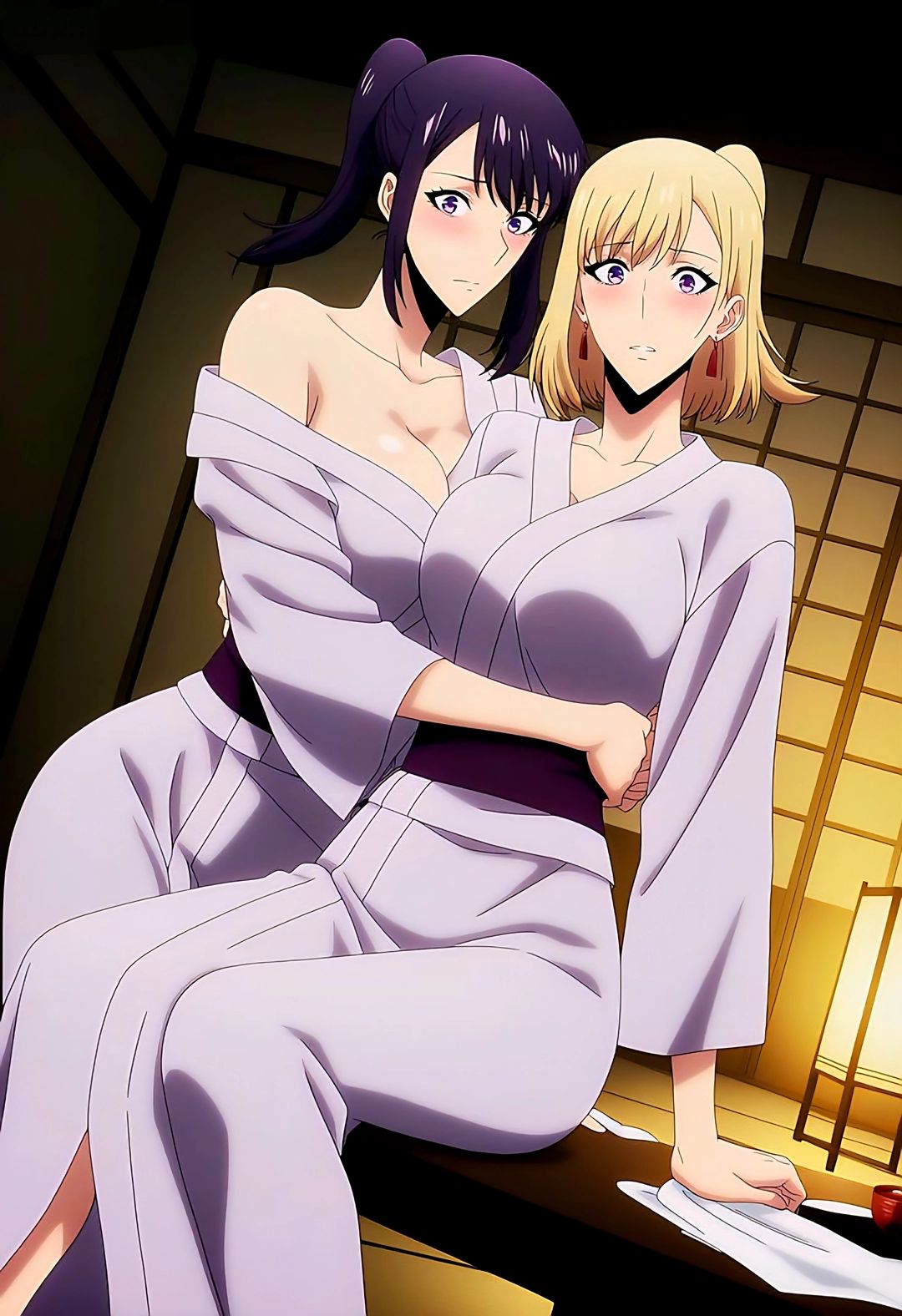 Misaki and Hisagi 