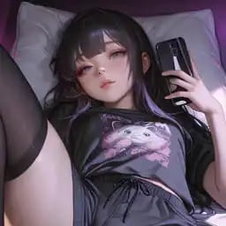 Hina - (Shy Goth Roommate) 